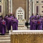 UGANDAN CATHOLIC BISHOPS CELEBRATE MASS AT THE LATERAN BASILICA IN ROME