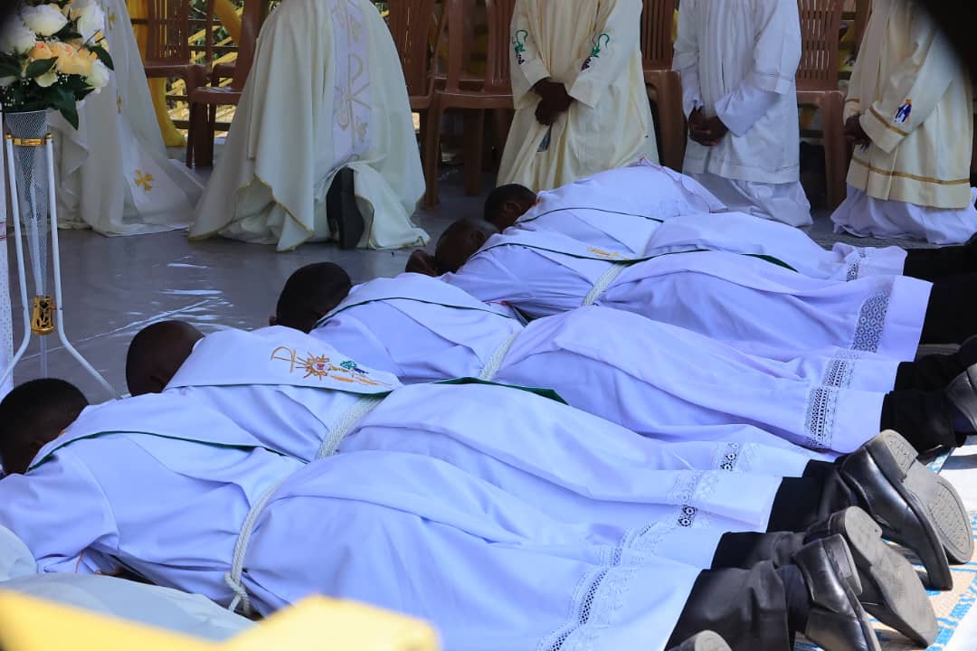 Diocese of Kasese Ordains Five New Priests and Three Deacons in Joyous Celebration at St. John’s Seminary Kiburara